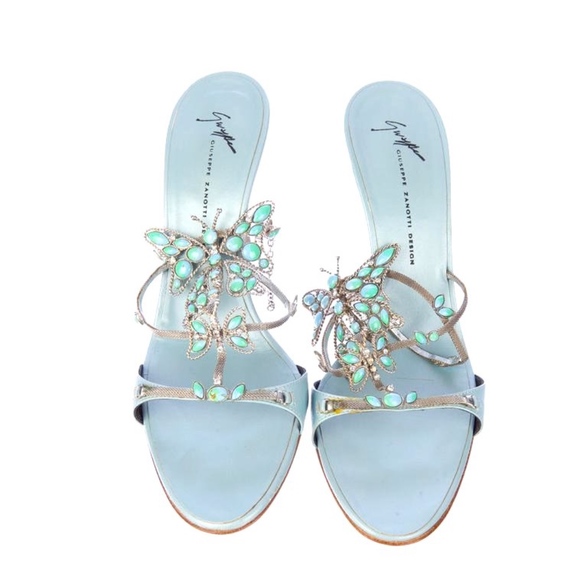 NWOT! GIUSEPPE ZANOTTI CABACHON BUTTERFLY SANDALS - Picture 3 of 5